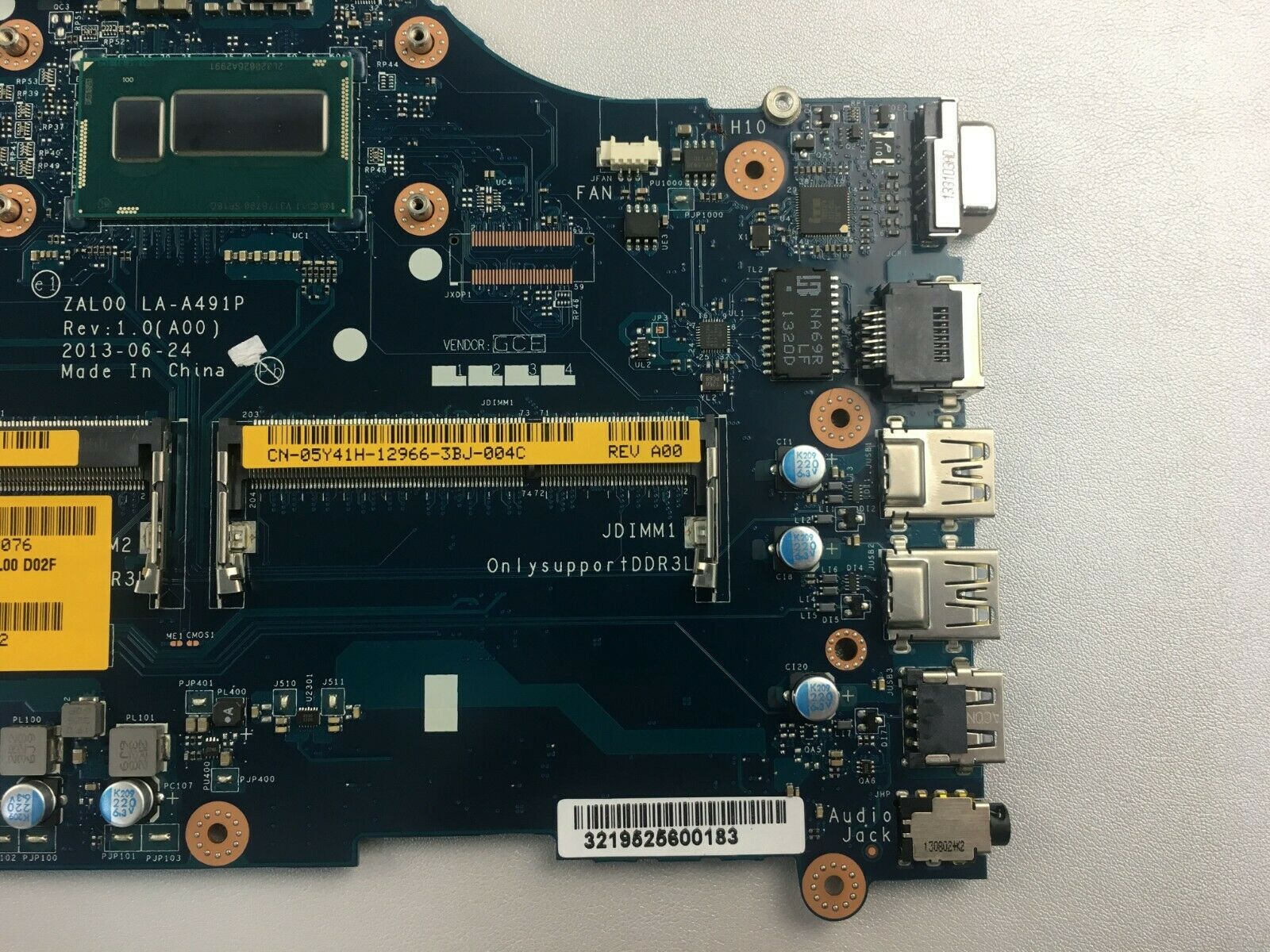 Main CPU Pentium 2127 VGA Share