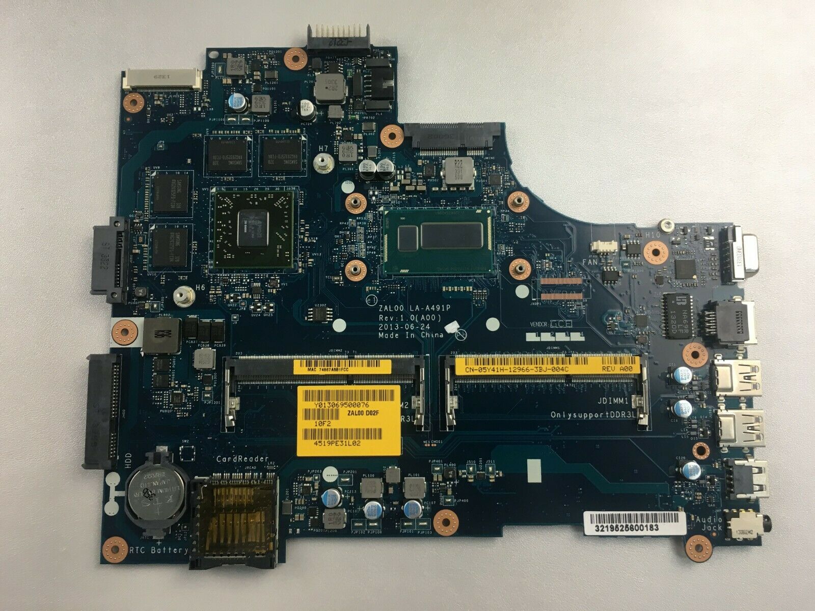 Main CPU Pentium 2127 VGA Share