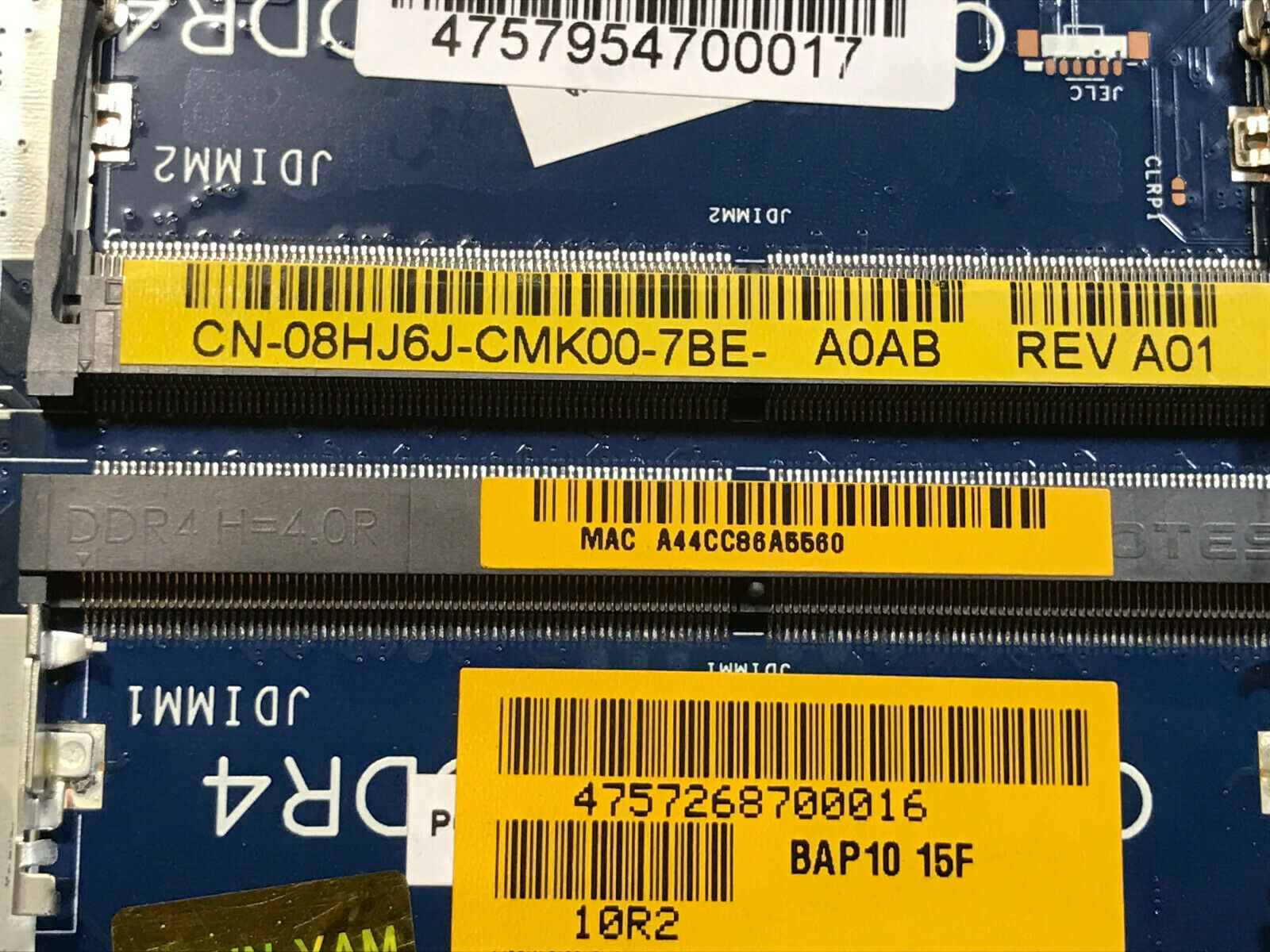 Main CPU I7-7700HQ VGA GTX1060 6GB