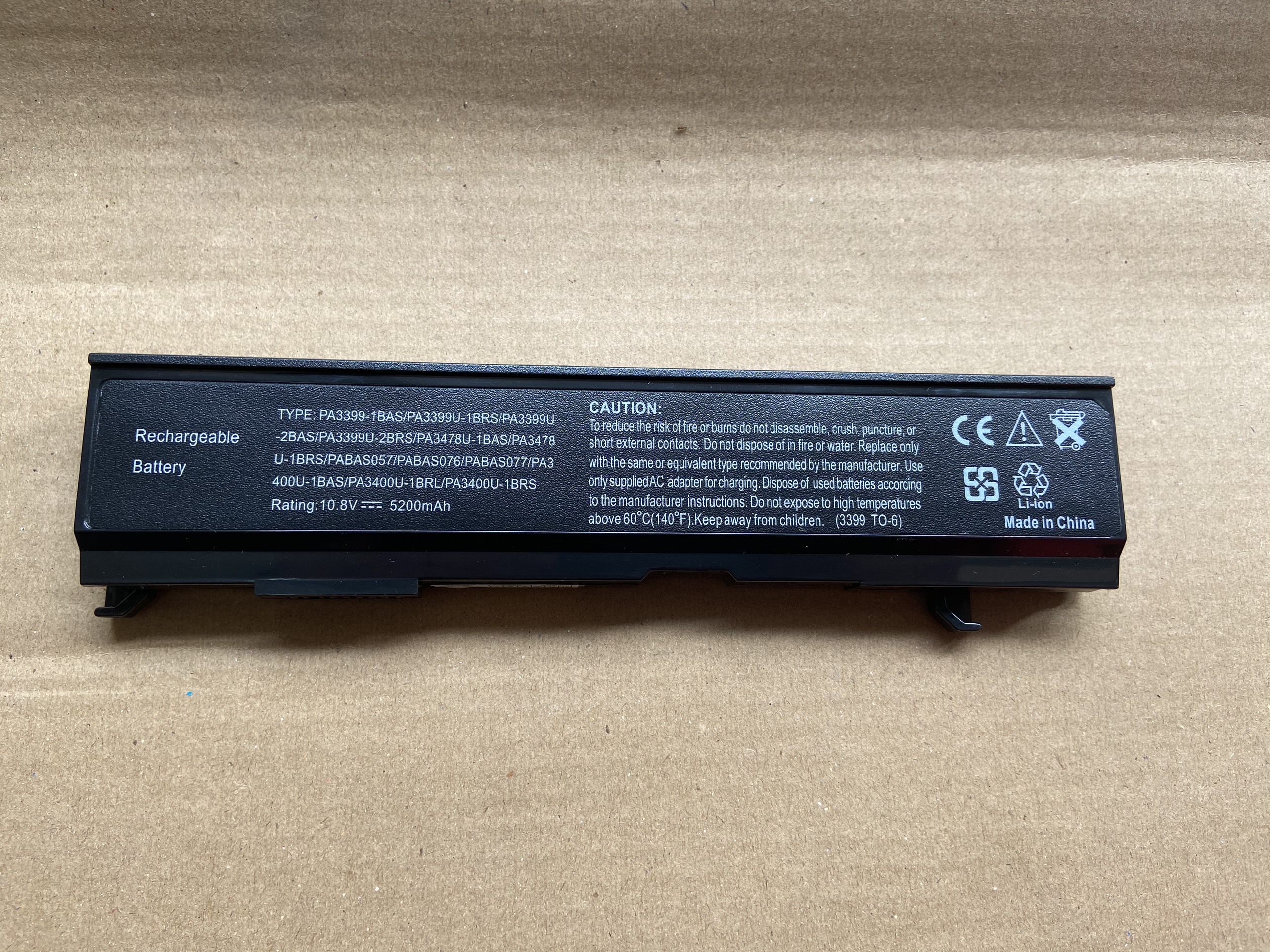 Pin Toshiba PA3399U-1BRS PA3399U-2BAS PA3399U-2BRS PA3400U-1BRS