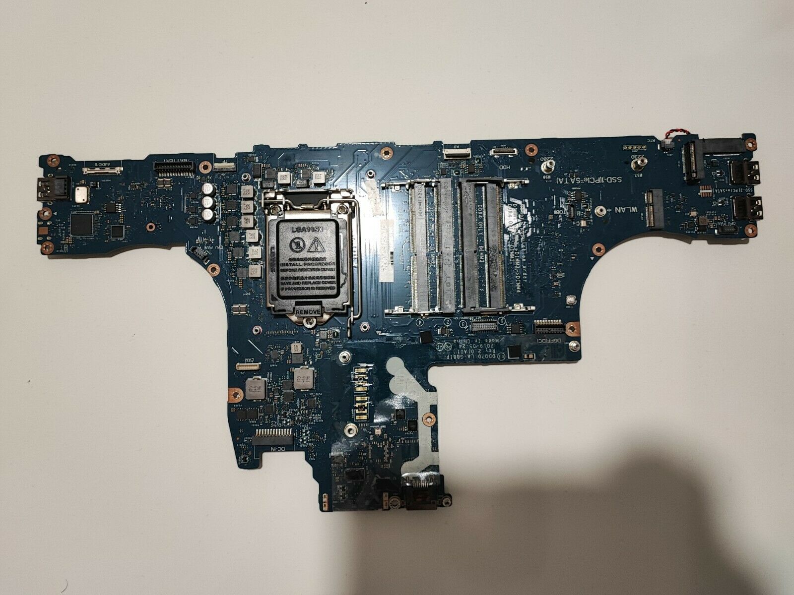 Scheda Madre Per Dell Alienware 17 AREA 51M – Modello DDQ70 LA-G881P, 0TRFDX, Usata Testata