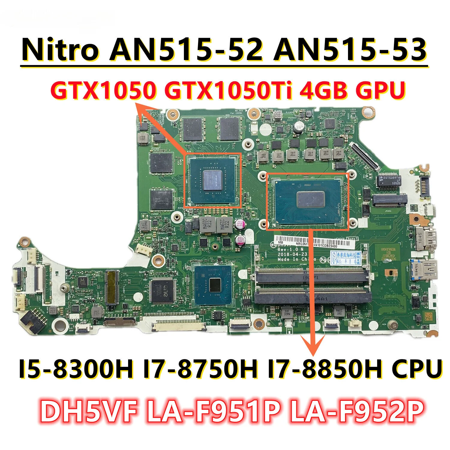 Main Acer NITRO 5 AN515-52