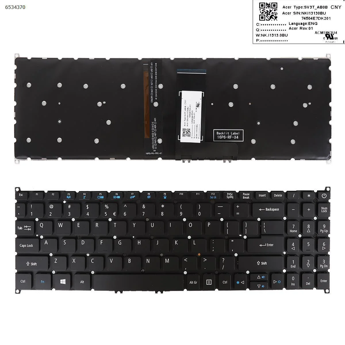 Thay Bàn Phím Laptop Acer Aspire 3 A315 57G 573F