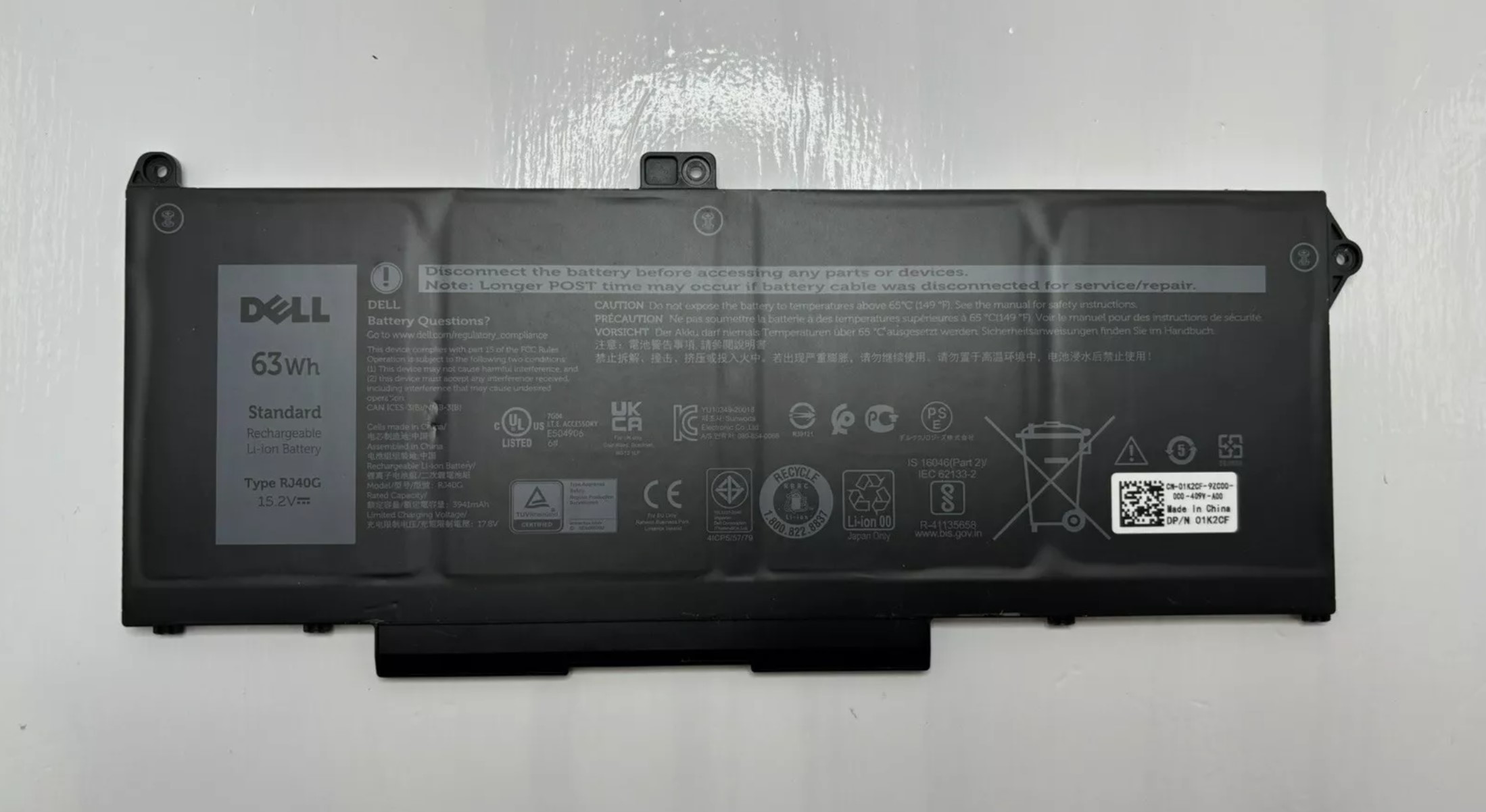 Thay Pin Laptop Dell Precision 3560