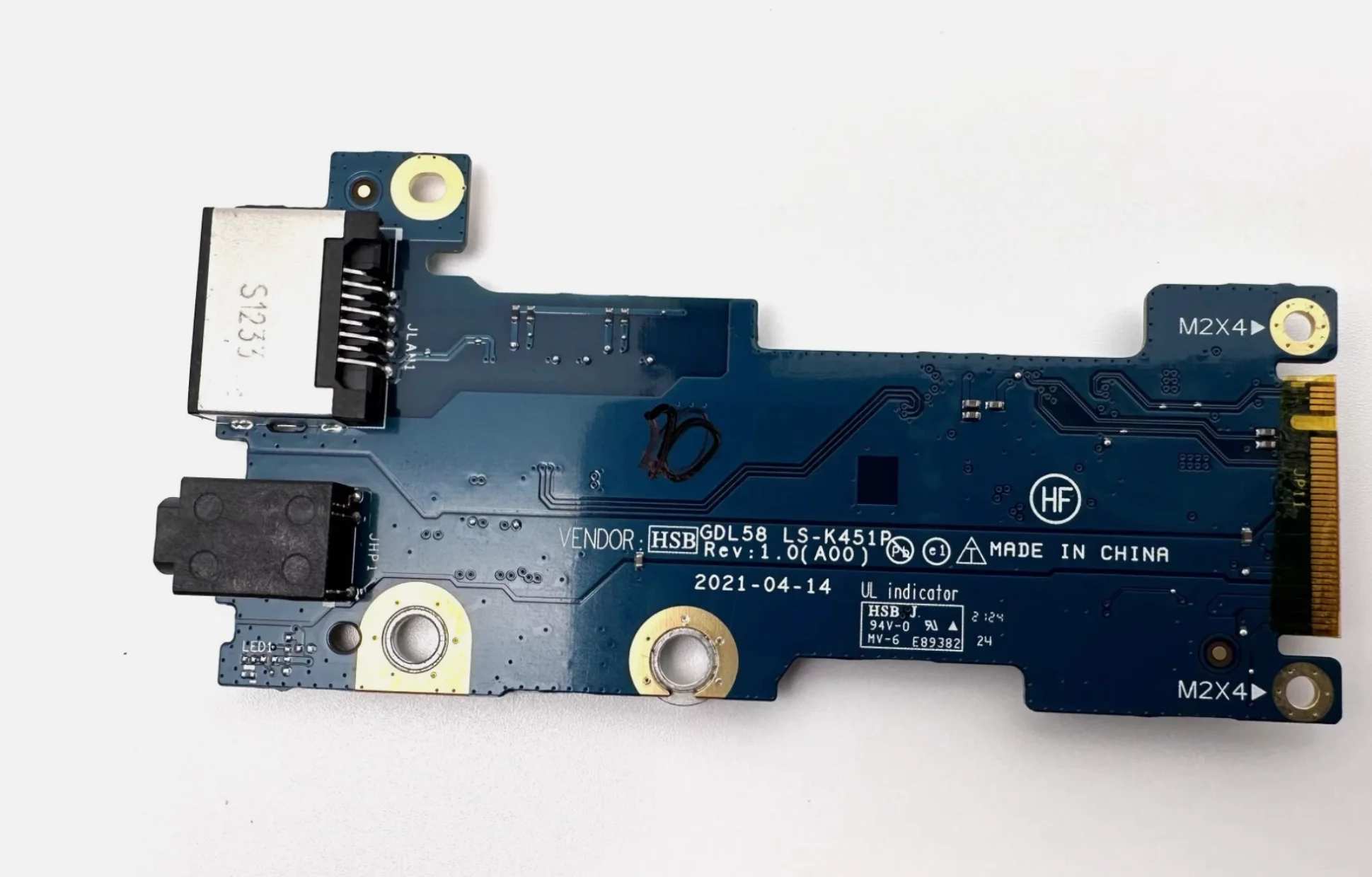 Board Âm Thanh Lan RJ45 Dell Alienware m15 Ryzen Edition R5