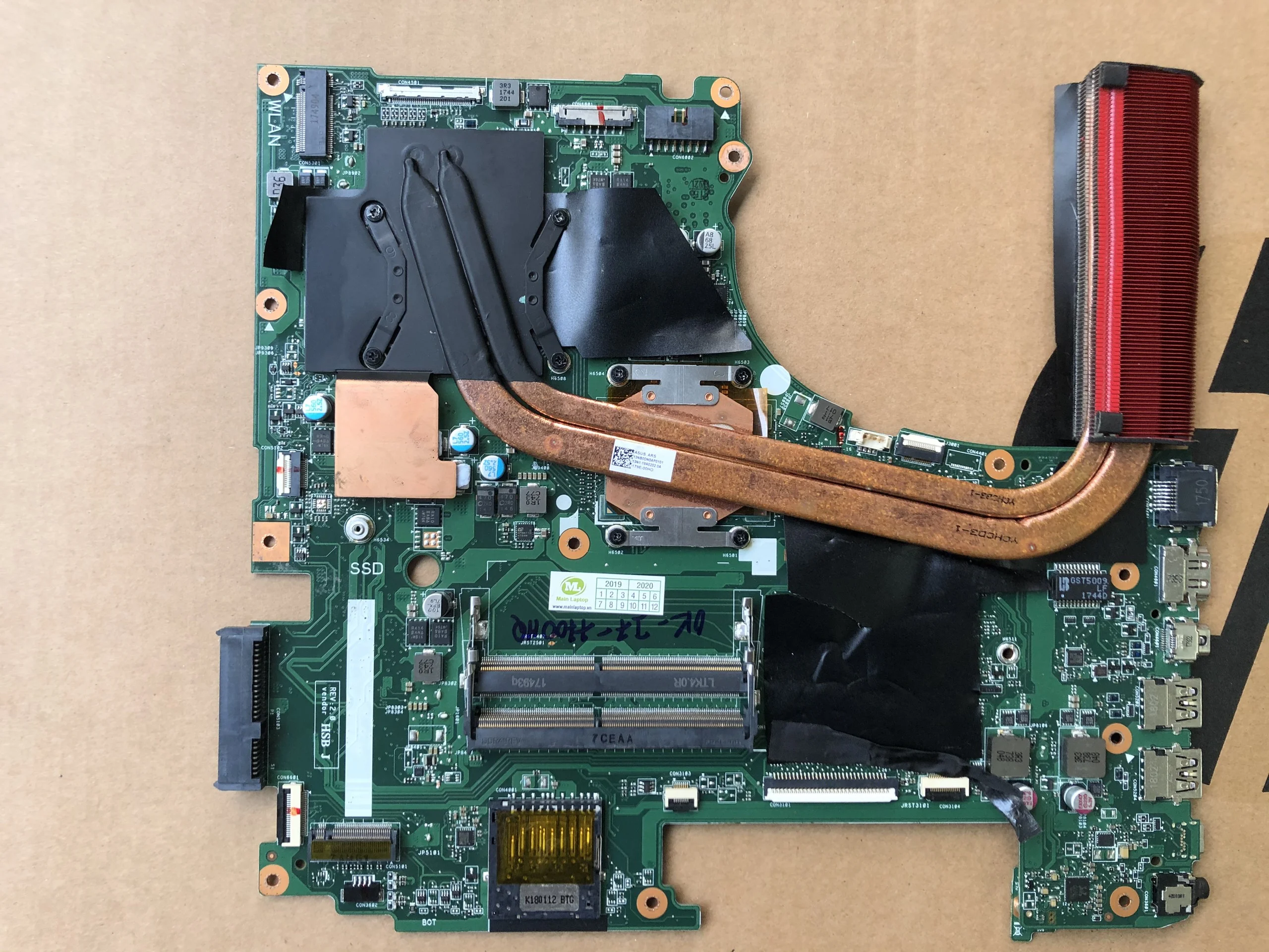 Main Asus GL753V GL753VE FX73V ZX73VD