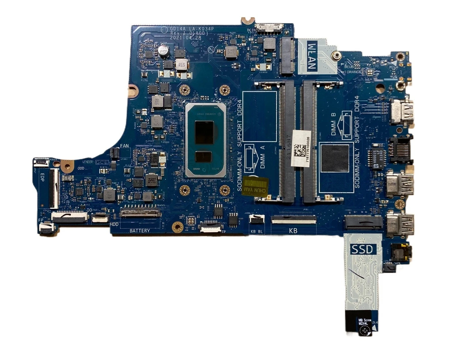 Main Dell Vostro 14 3400