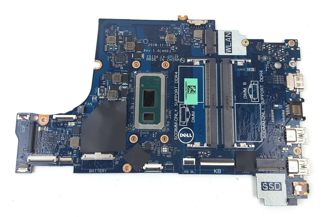 Main Dell Vostro 3580