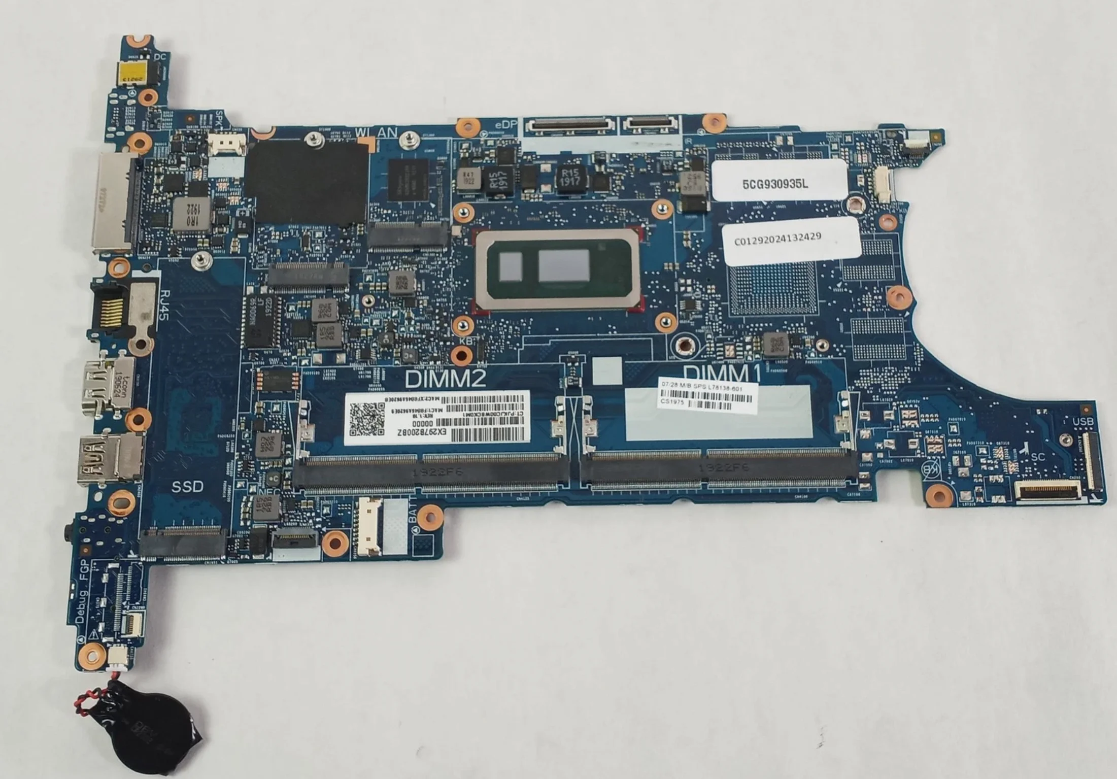 Main HP Zbook 15U g6