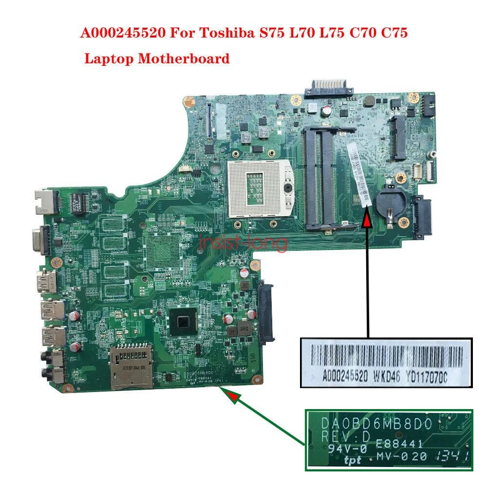 Main Toshiba C70 C70D C70-A