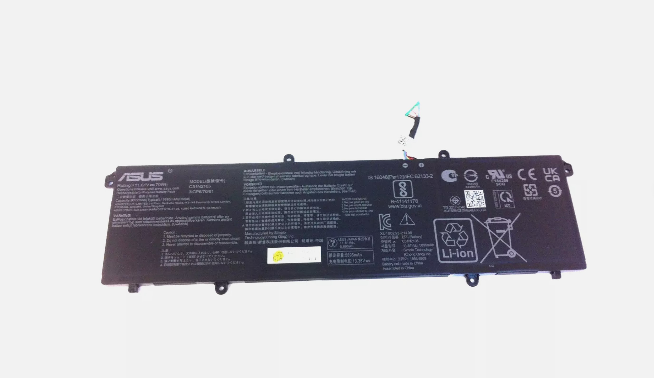 Pin Samsung NP550P7C NP550P5C
