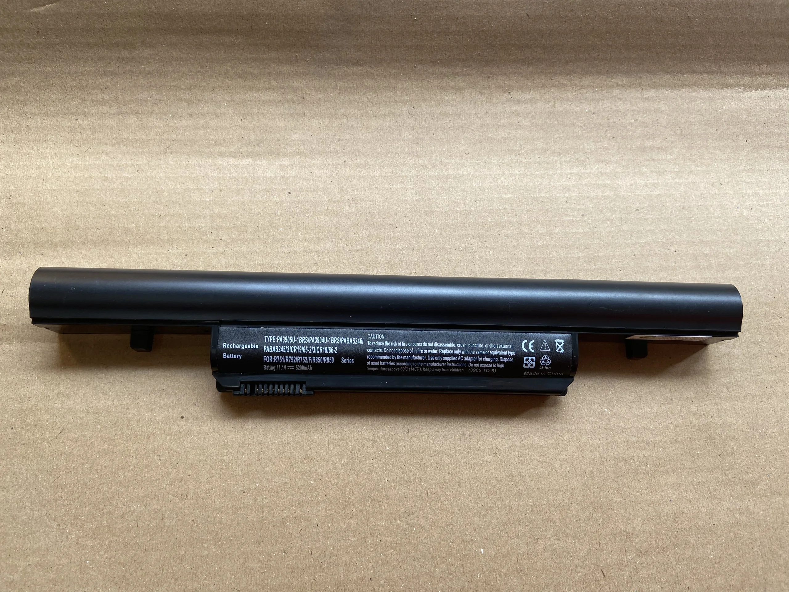 Pin Toshiba R751 R752 R850 R950