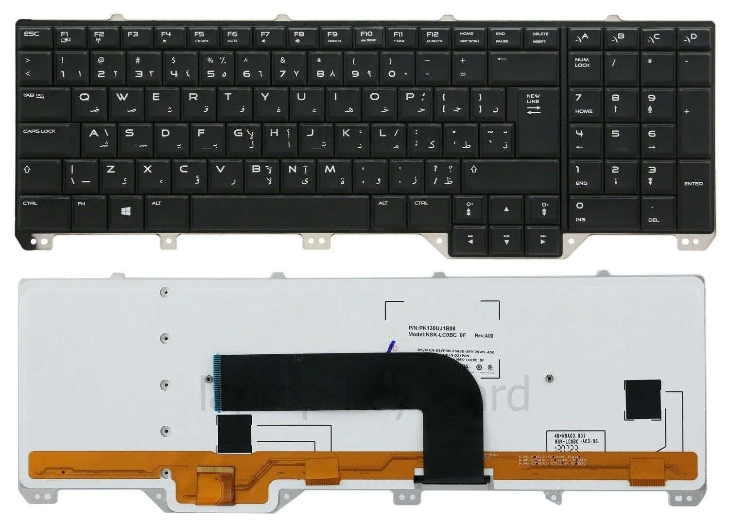 Thay Bàn Phím Laptop Dell Alienware M17x R3