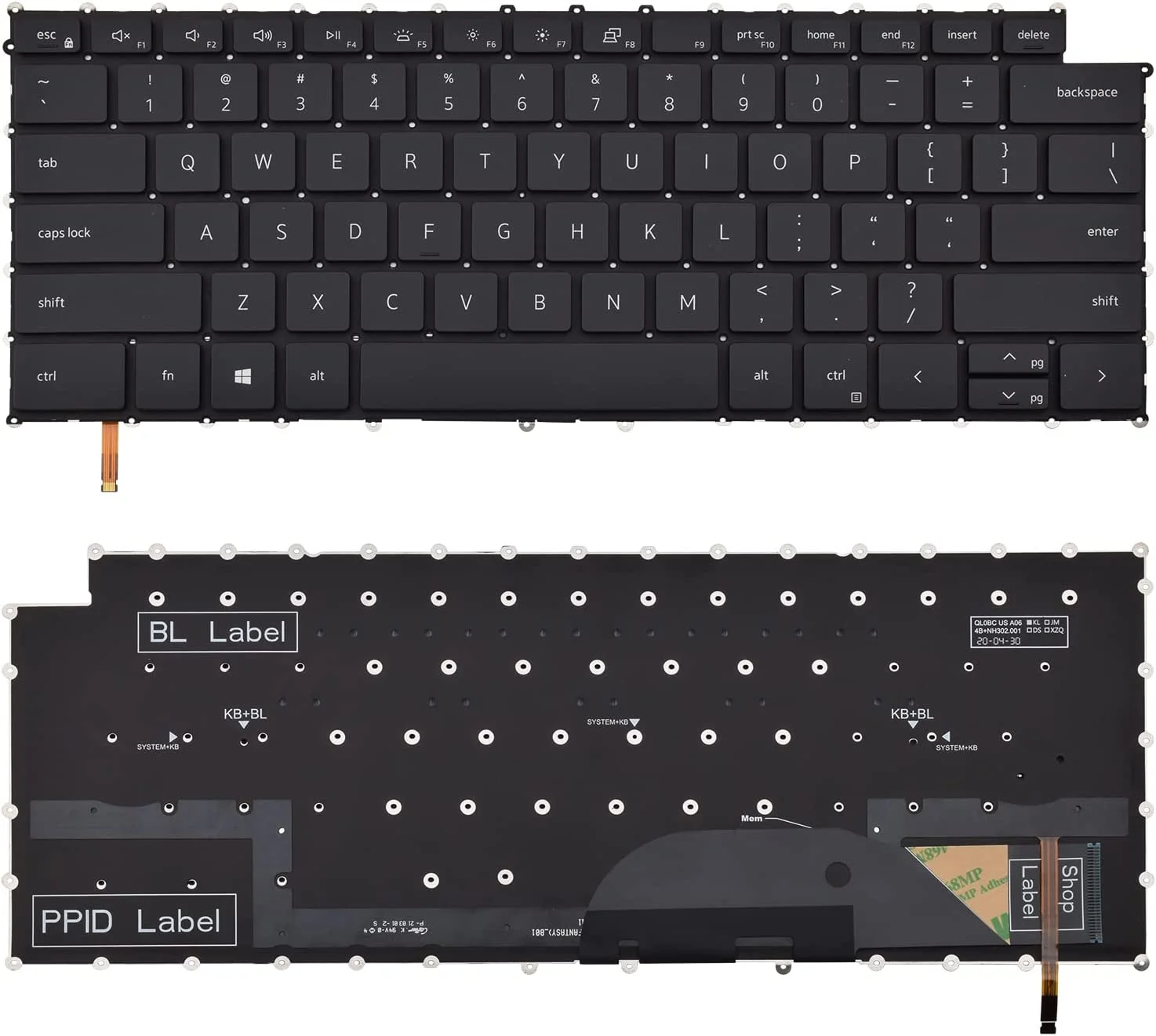 Thay Bàn Phím Laptop Dell XPS 17 9730