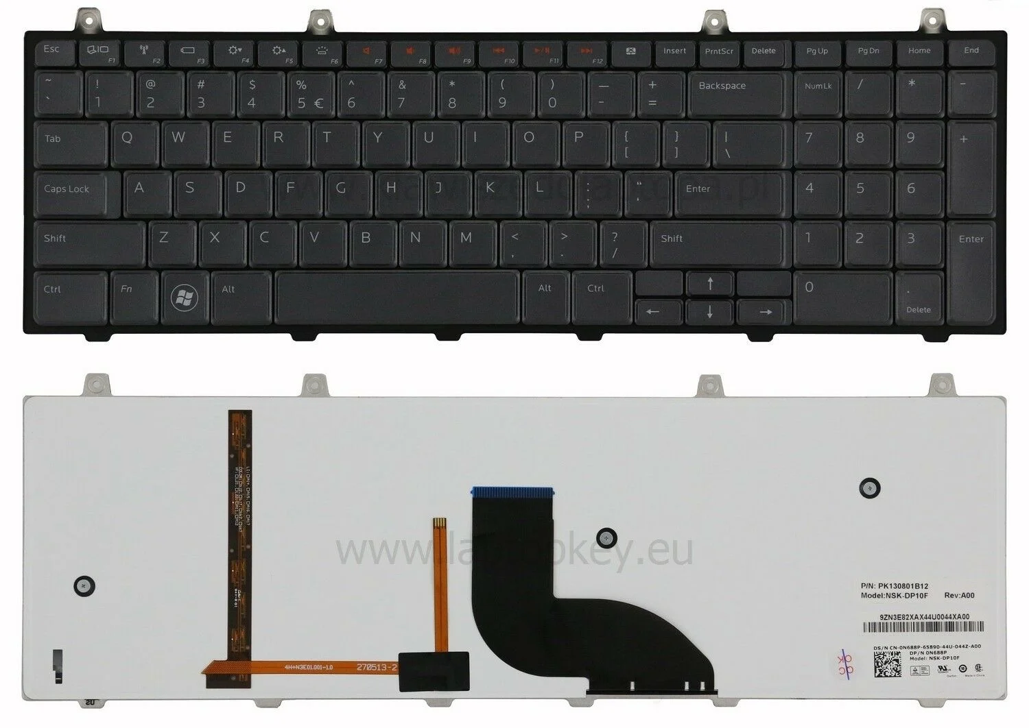 Thay Bàn Phím Laptop Dell XPS 17 L701X