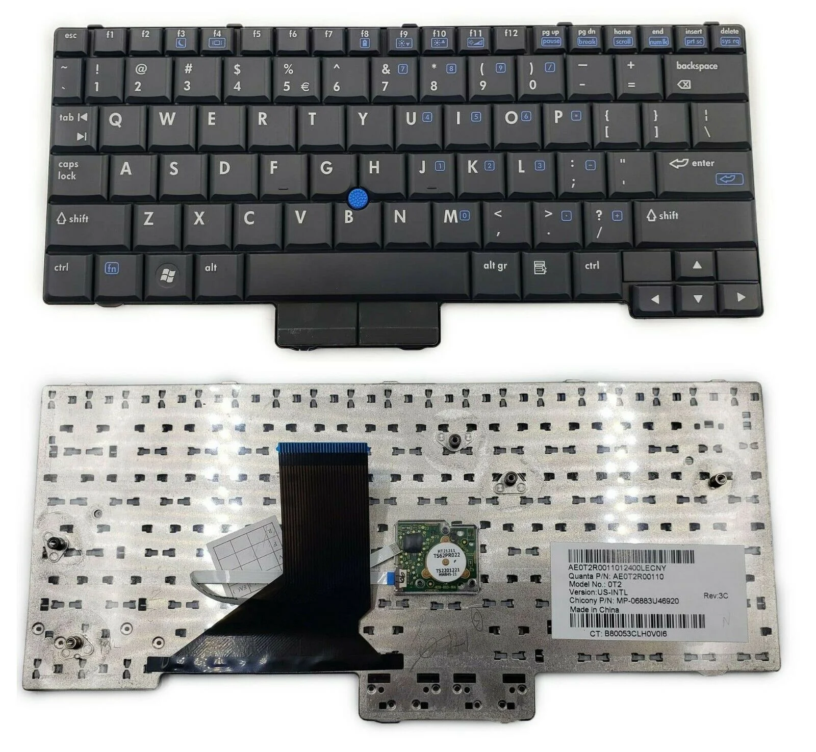 Thay Bàn Phím Laptop HP Elitebook 2510 2510P 2530P 2530 447789-001