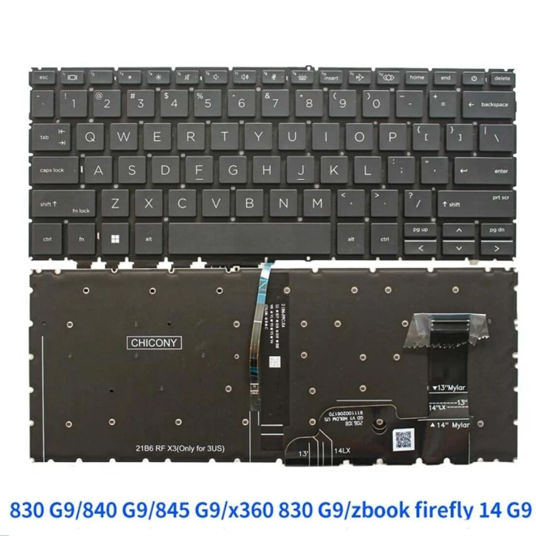 Thay Bàn Phím Laptop HP Zbook  Firefly 14 Gen 11