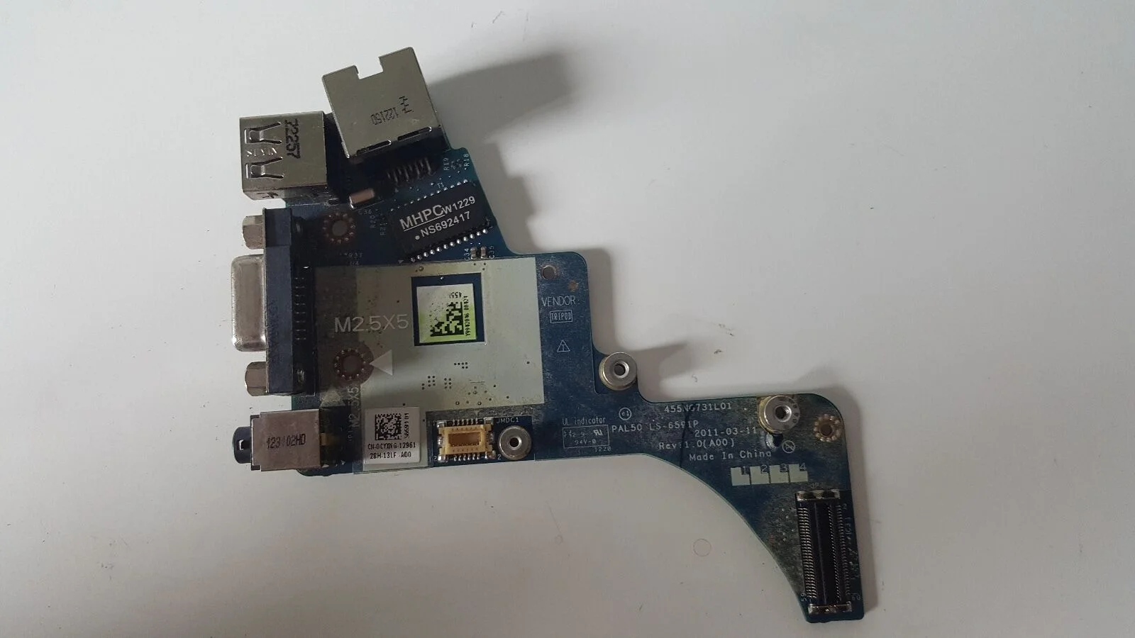 Thay Board USB Giắc Cmos Thẻ SD Dell Latitude E6420