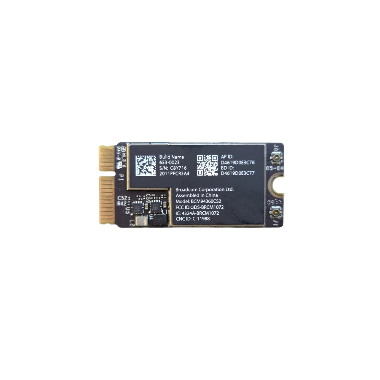 Thay Card Wifi Laptop Macbook Air A1465
