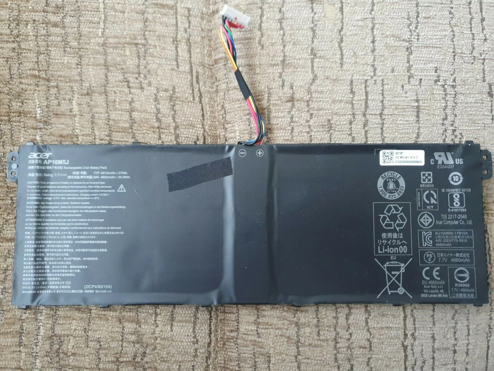 Thay Pin Laptop Acer Aspire 3 A315 57G 573F