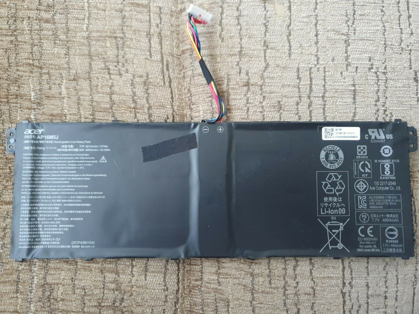Thay Pin Laptop Acer Aspire A315 57G 32QP