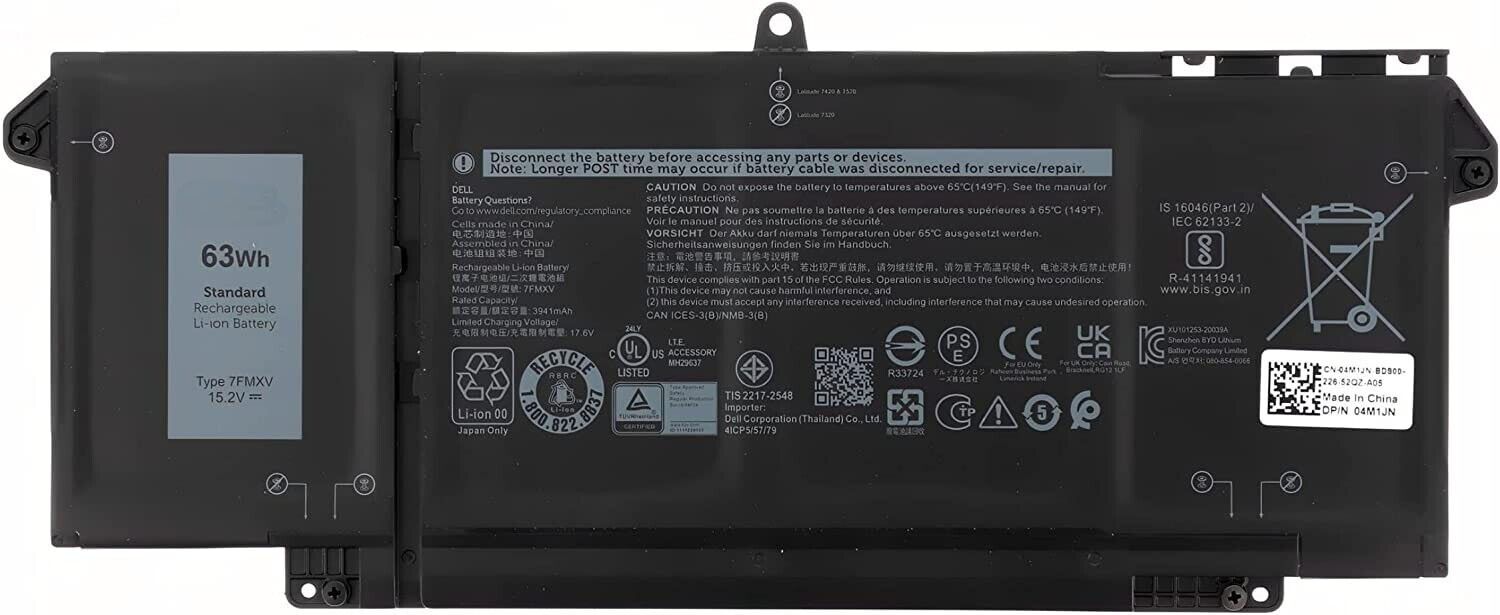 Thay Pin Laptop Dell Latitude 7320