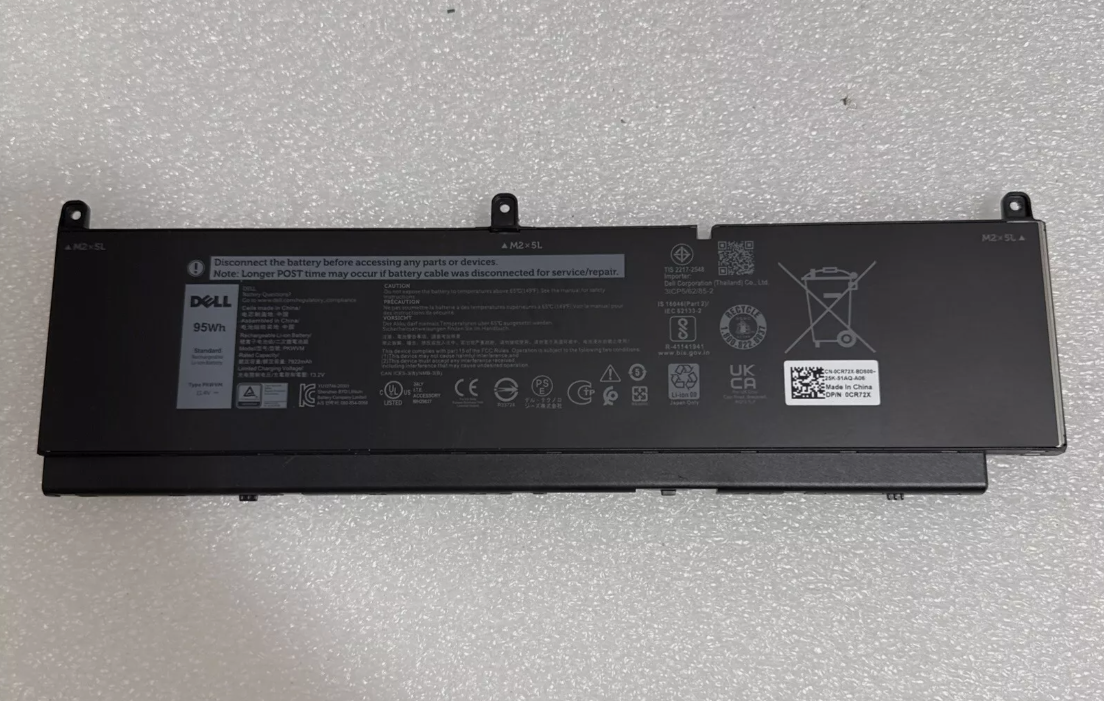 Thay Pin Laptop Dell Precision 7560
