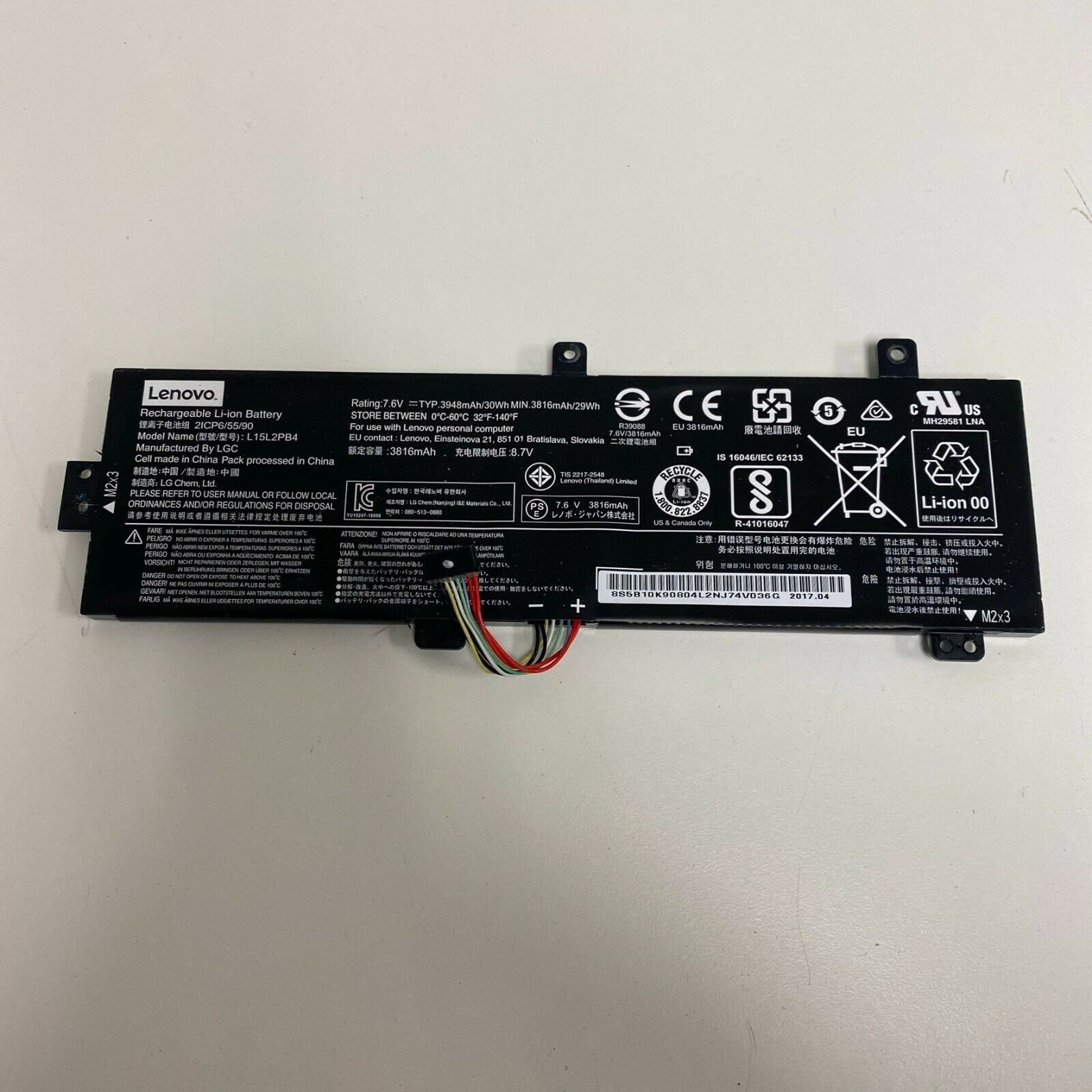 Thay Pin Lenovo Ideapad 310-15ABR L15L2PB4