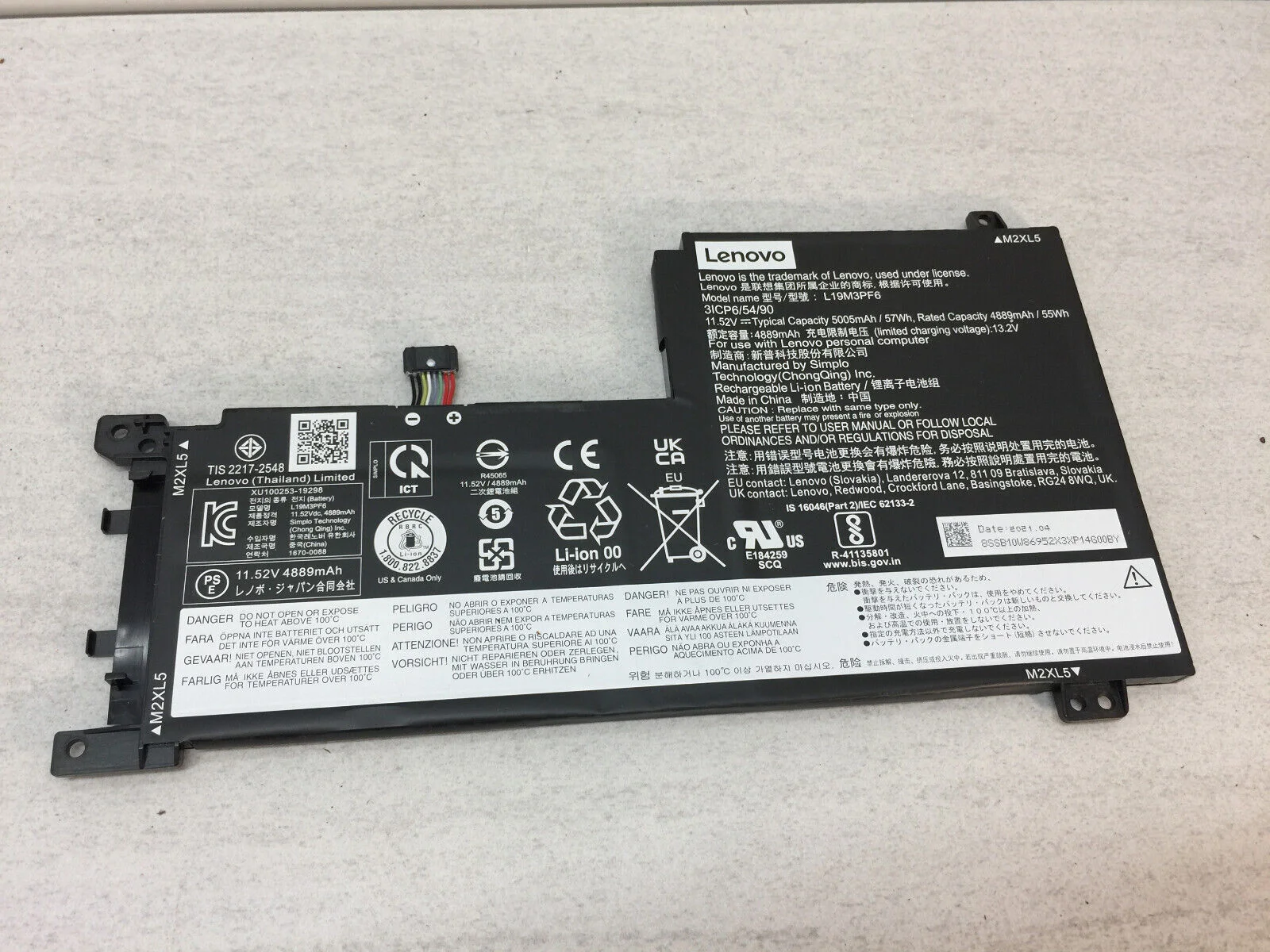 Thay Pin Lenovo Yoga Slim 7-15ITL05