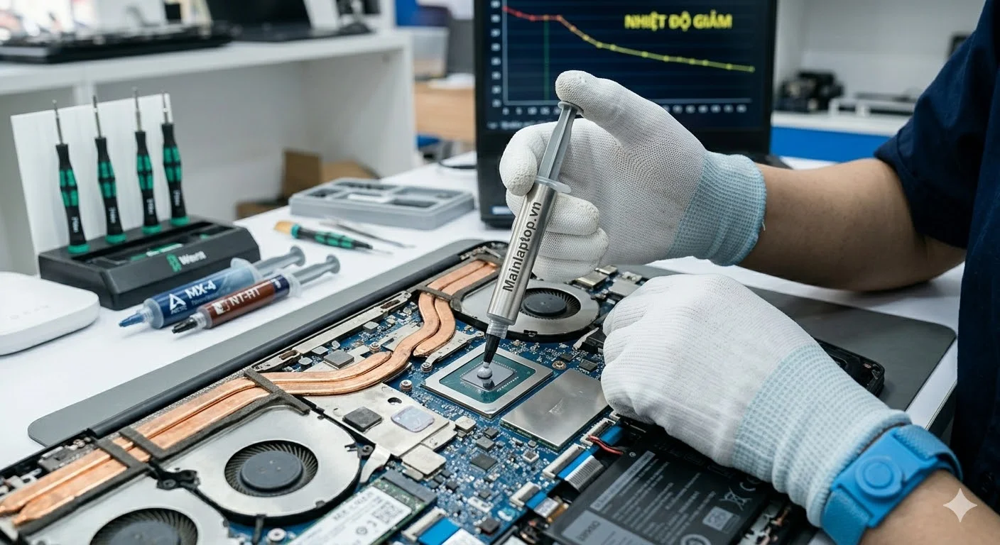 Vệ Sinh Laptop Dell Precision M4300